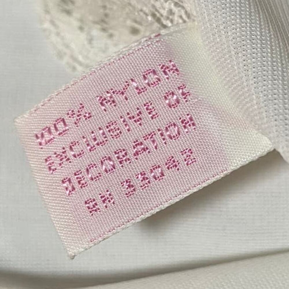 Vintage 60s Lace Trim Slip Lace Bodice Adjustable Strap Nightie Ivory Womens M 8 - Picture 10 of 10